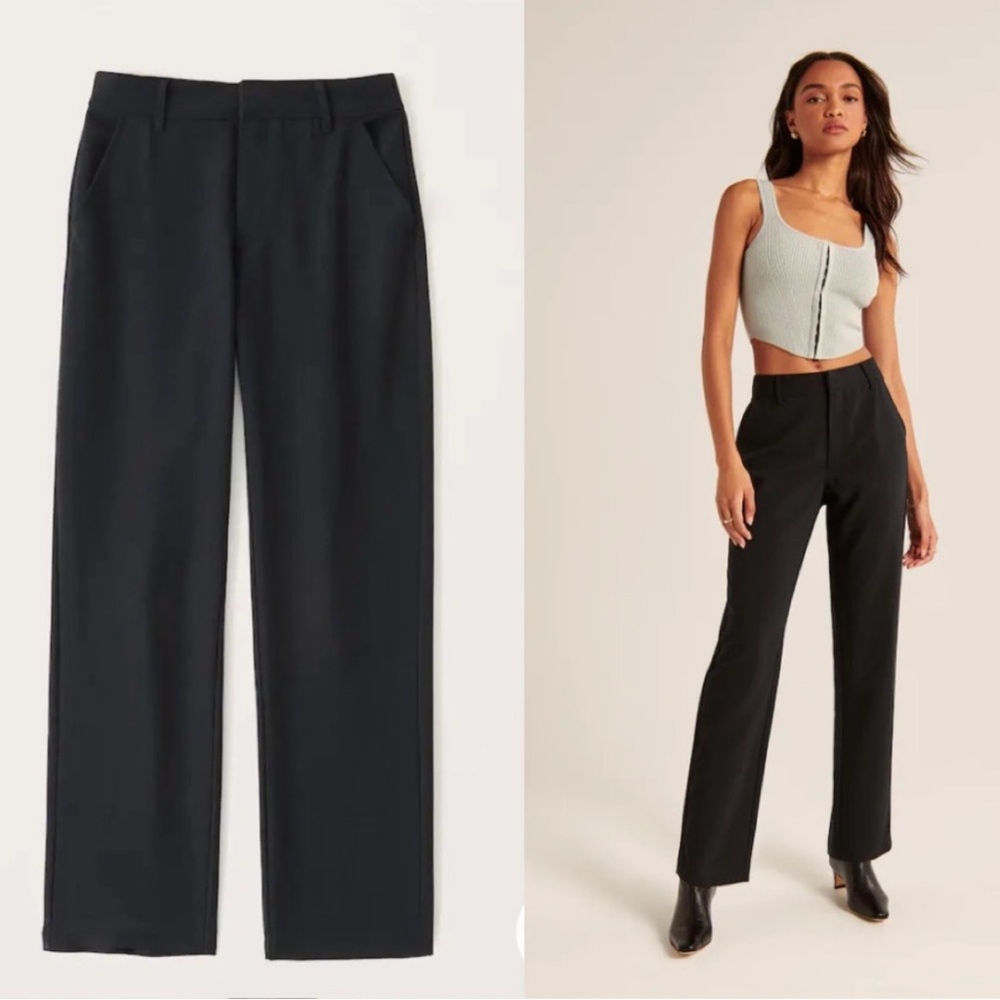 Abercrombie & Fitch Tailored Menswear 90s Straight Pant Trouser New Medium